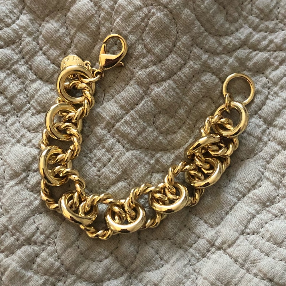 J Crew Gold Chain Bracelet